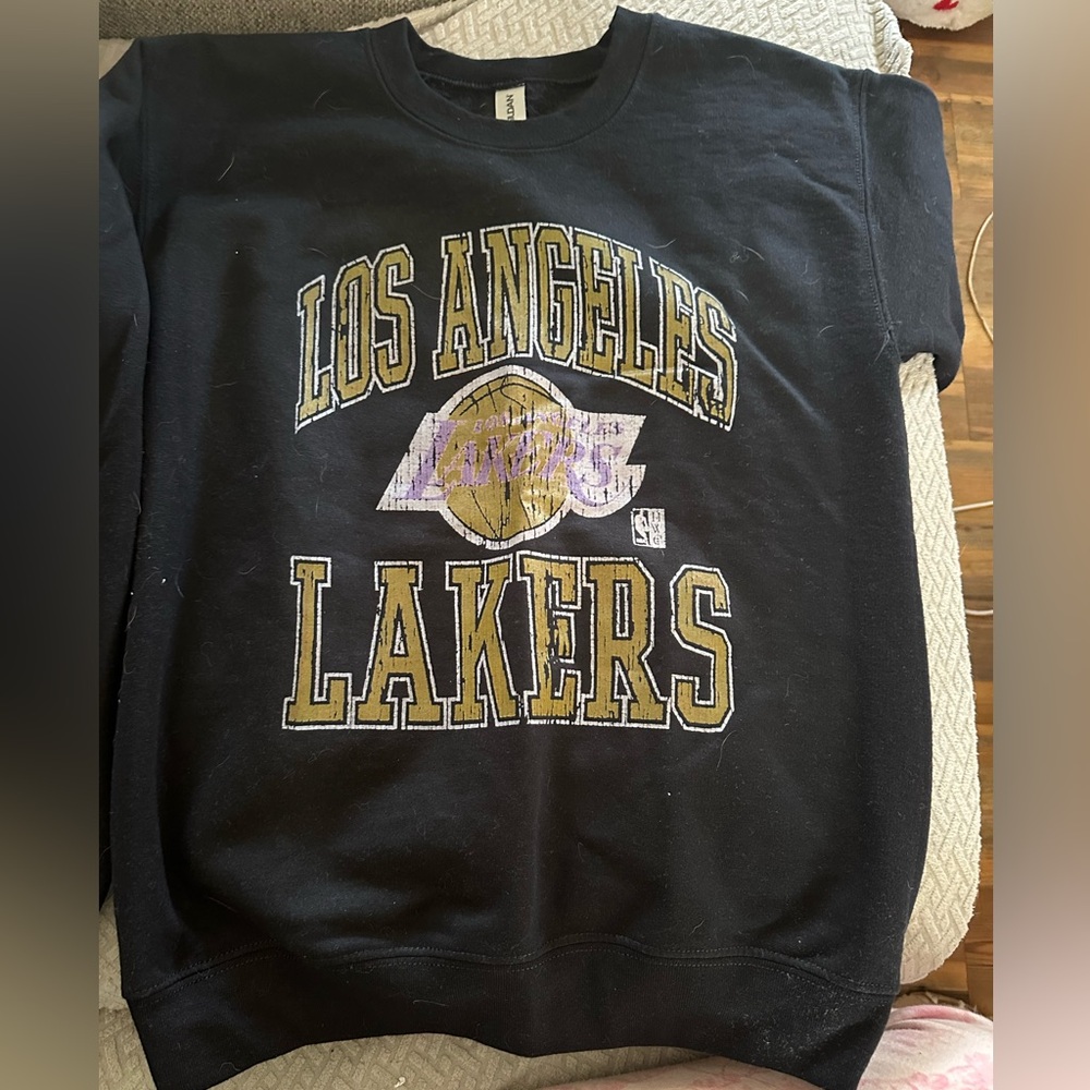 Los Angeles Lakers Black Sweatshirt size S